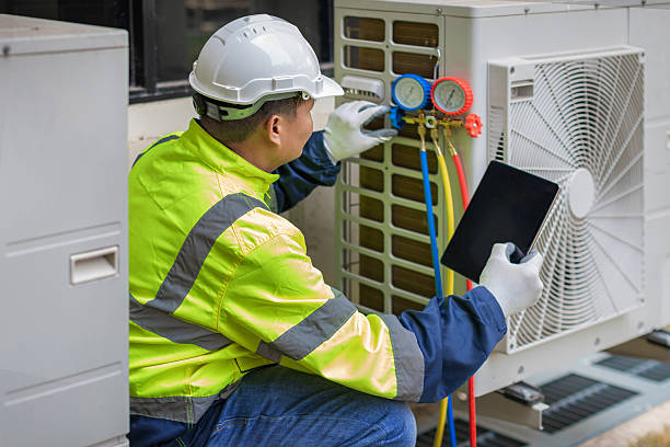 Professional Emergency Hvac Repair technician working in Morgan Hill, PA
